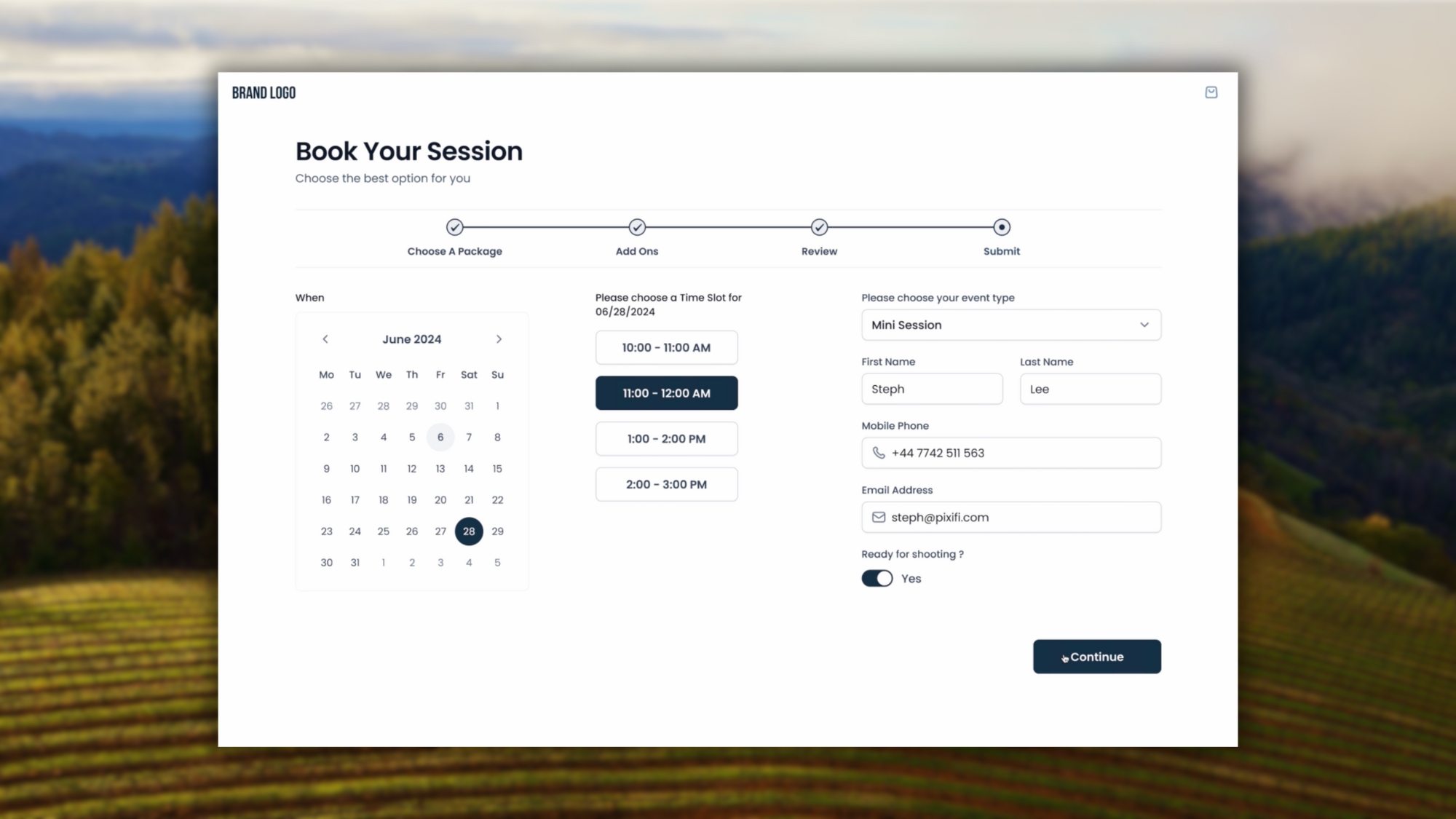 Booking photo shoots made easy with online scheduling tools